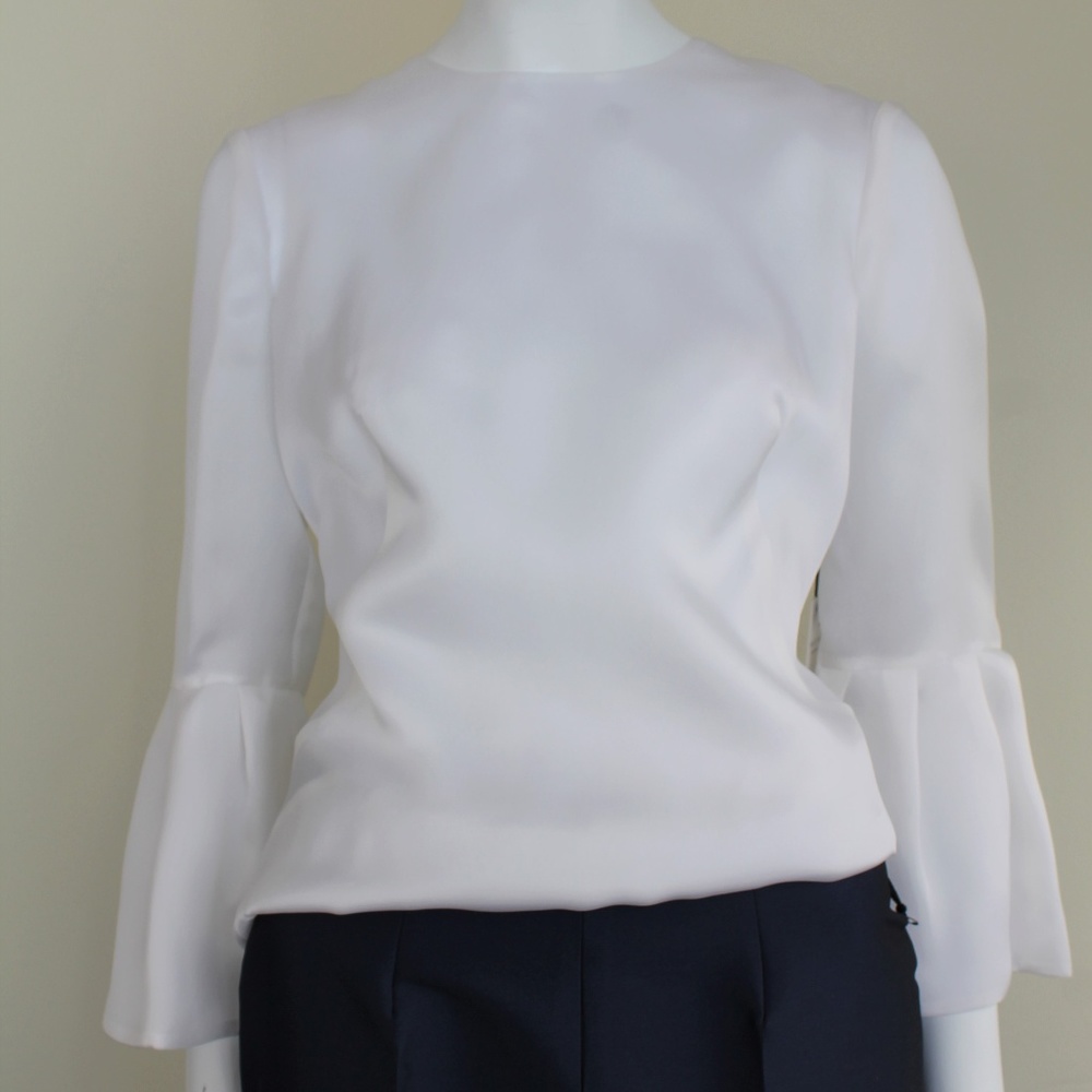 White Designer Blouse by Frascara